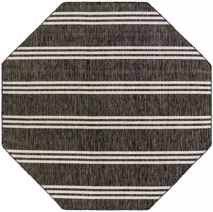 7' 10 x 7' 10 Easy-Clean Jill Zarin Anguilla Indoor / Outdoor Octagon Rug