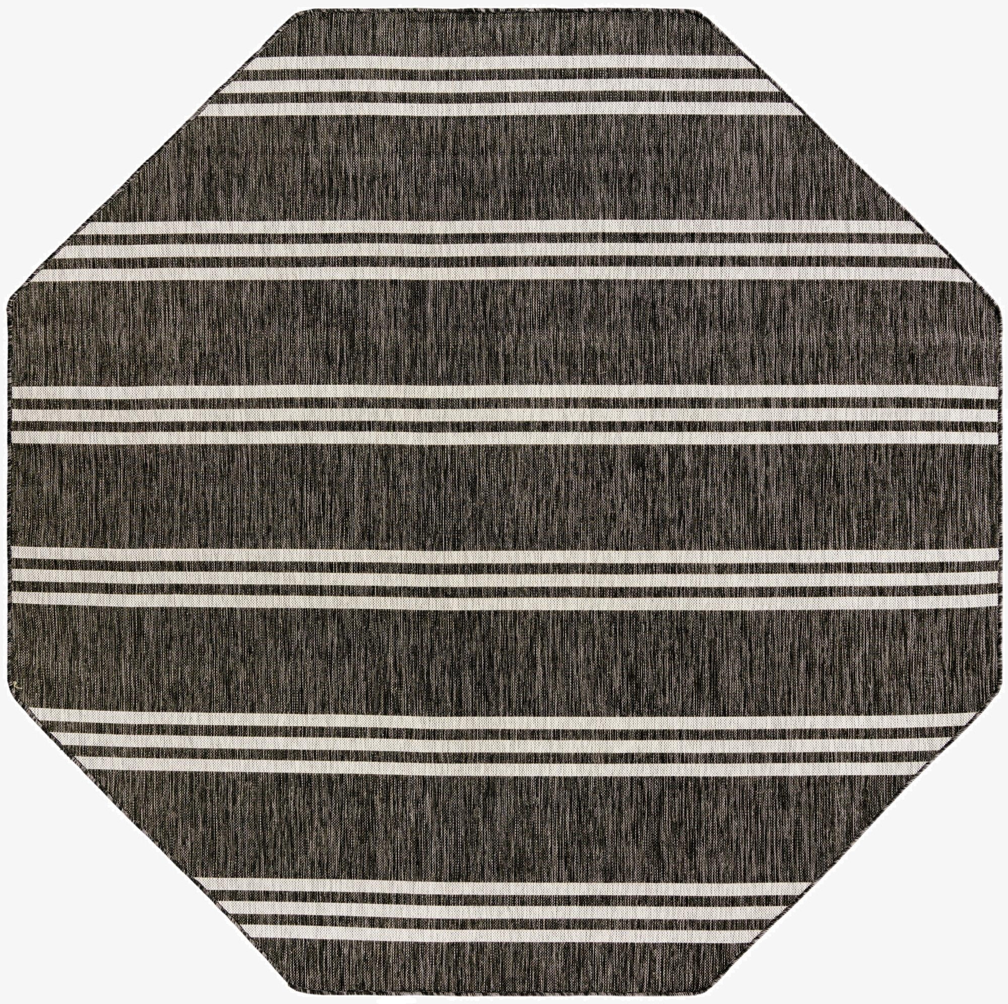 7' 10 x 7' 10  Washable Jill Zarin Anguilla Indoor / Outdoor Octagon Rug