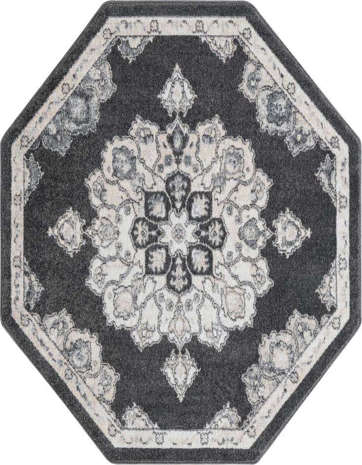 Detail image of 5' x 5' Parker Octagon Rug