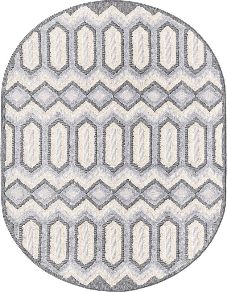 Detail image of 5' 3 x 8' Arlo Oval Rug