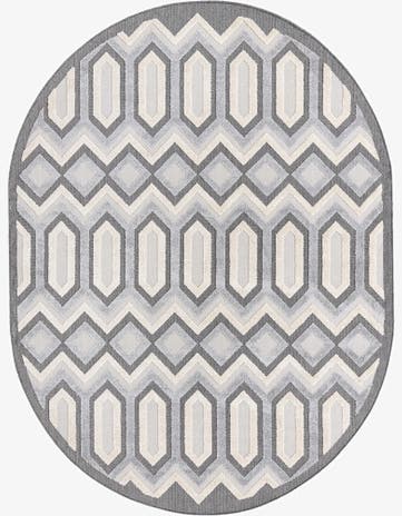 Charcoal Arlo Oval Rug