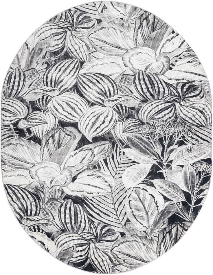 Detail image of 7' 10 x 10' Blossom Oval Rug