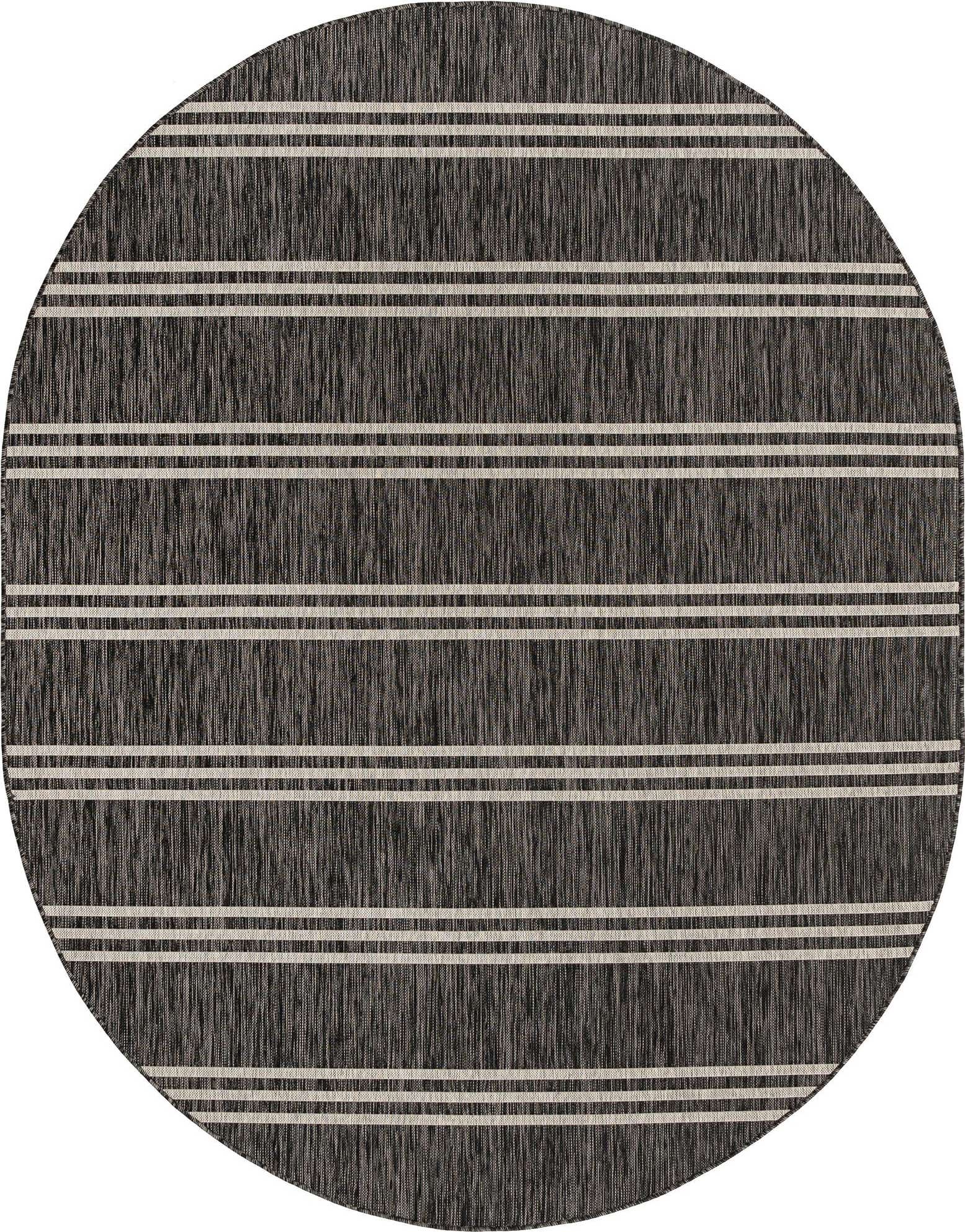 7' 10 x 10' Easy-Clean Jill Zarin Anguilla Indoor / Outdoor Oval Rug