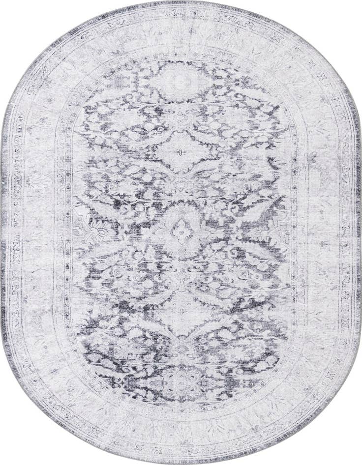 Detail image of 5' x 8' Washable Timeless Oval Rug