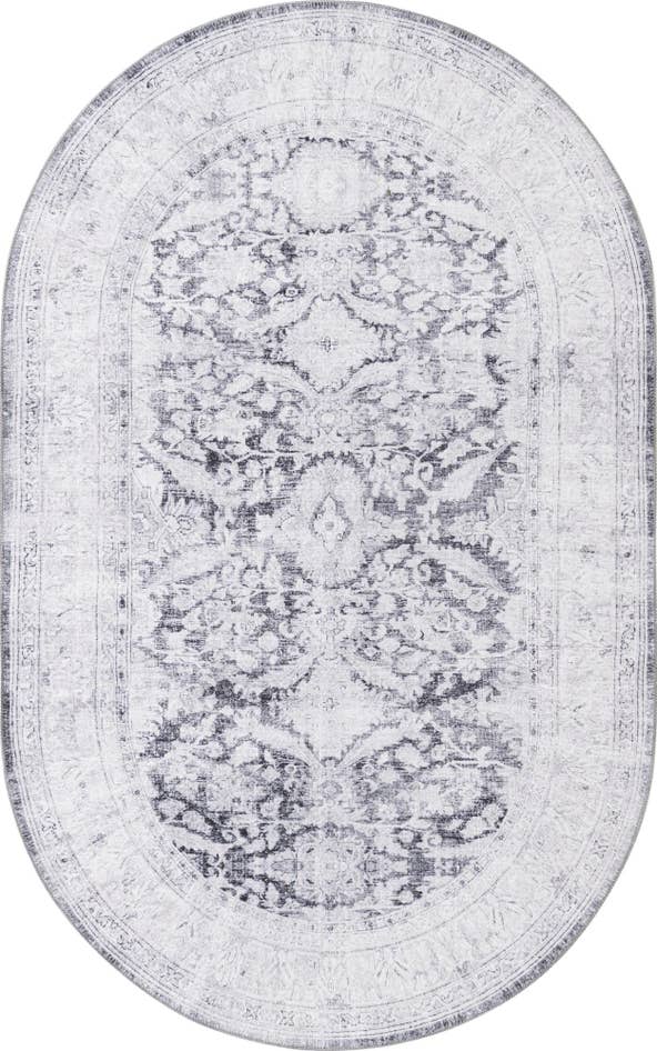 Detail image of 5' x 8' Washable Timeless Oval Rug
