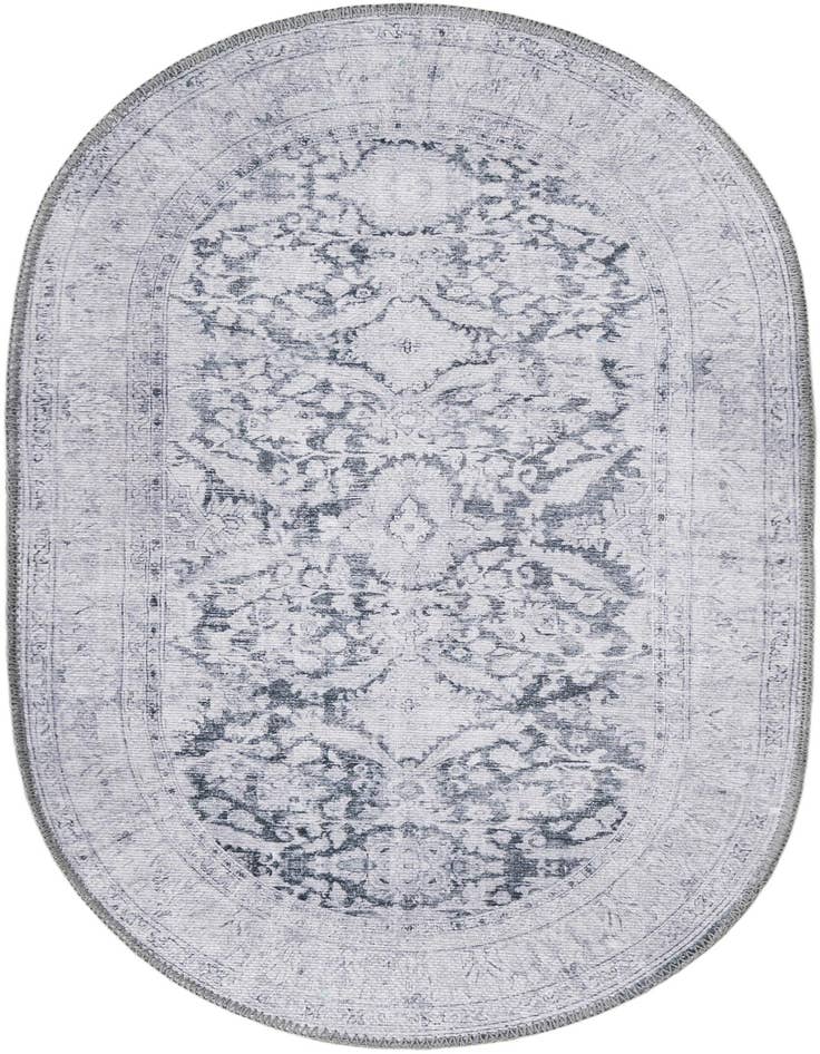 Detail image of 2' x 3' Washable Timeless Oval Rug