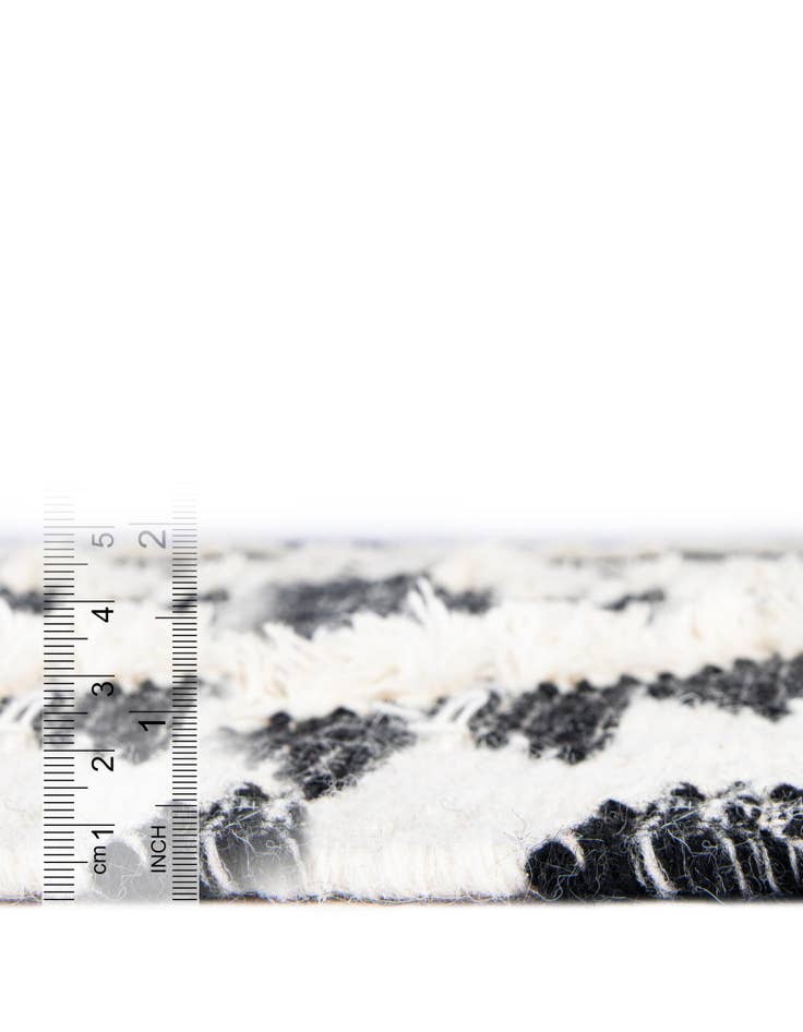 Detail image of Custom Charcoal Hand Woven Arizona Wool Rug