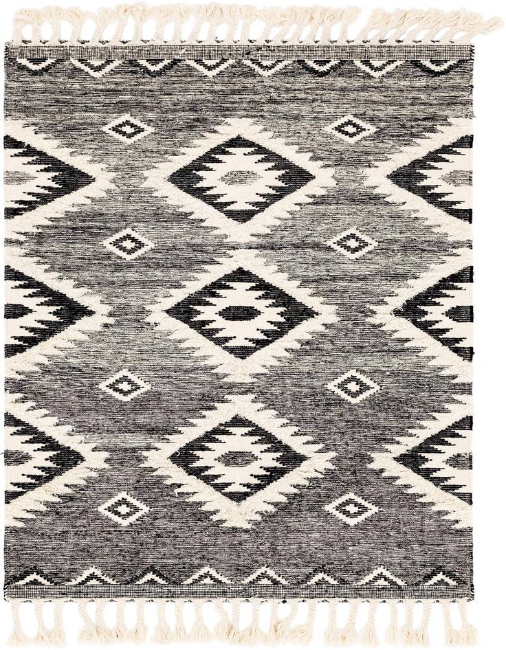 Detail image of 5' 1 x 8' Hand Woven Arizona Wool Rug