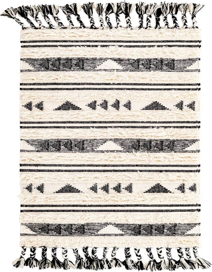 Detail image of 3' 3 x 5' 1 Hand Woven Arizona Wool Rug