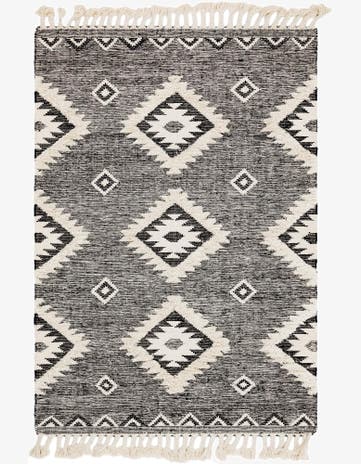 6' 1 x 9' Hand Woven Arizona Wool Rug