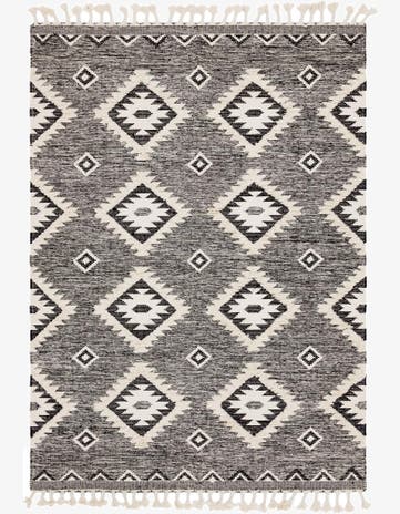 Charcoal Hand Woven Arizona Wool Rug