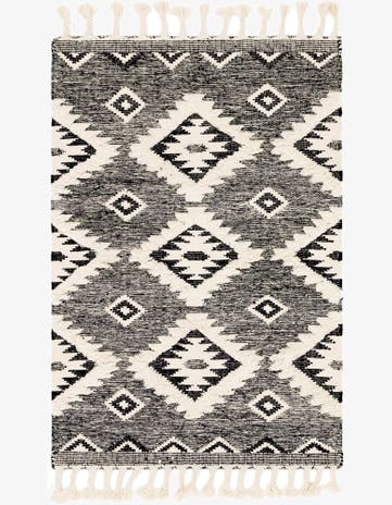 Charcoal Hand Woven Arizona Wool Rug