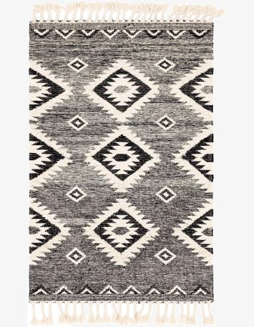 5' 1 x 8' Hand Woven Arizona Wool Rug