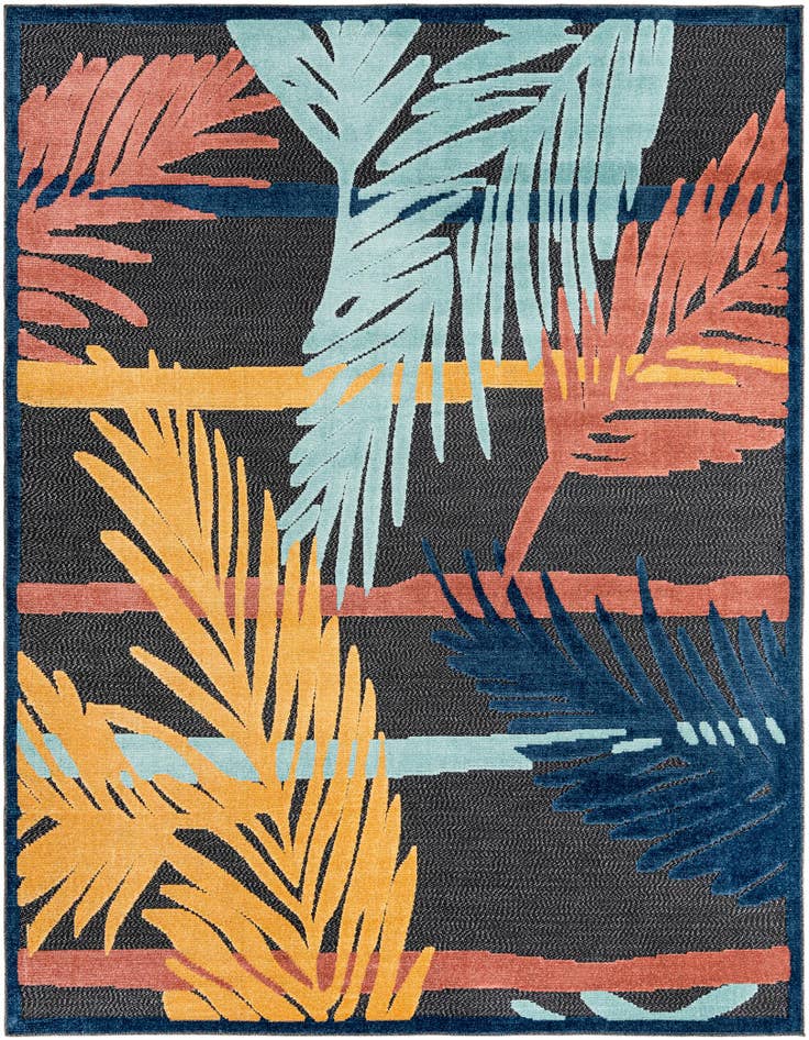 Detail image of 7' 10 x 10' Easy-Clean Belize Indoor / Outdoor Rug