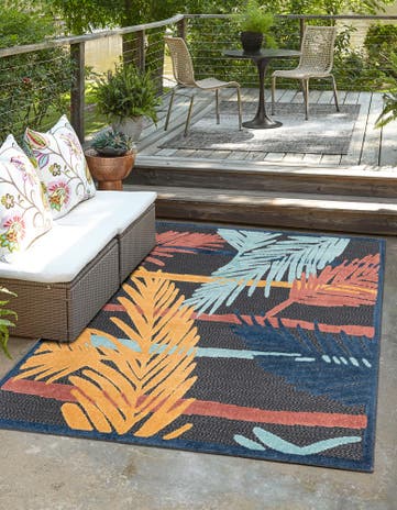 6' x 9' Easy-Clean Belize Indoor / Outdoor Rug