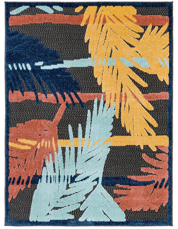 Detail image of 4' x 6' Easy-Clean Belize Indoor / Outdoor Rug