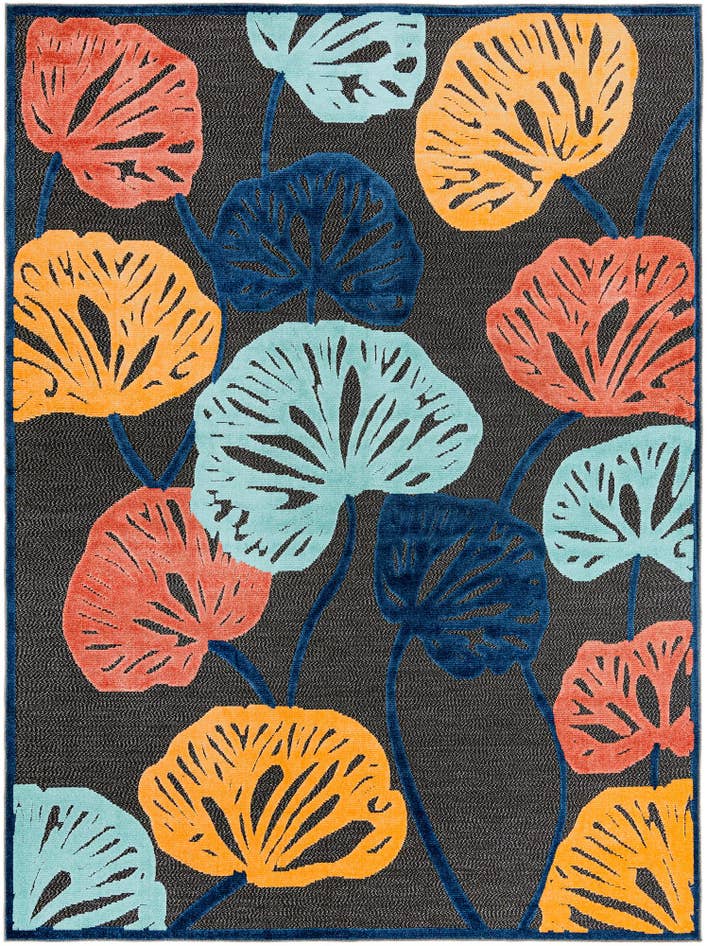 Detail image of 9' x 12' Easy-Clean Belize Indoor / Outdoor Rug