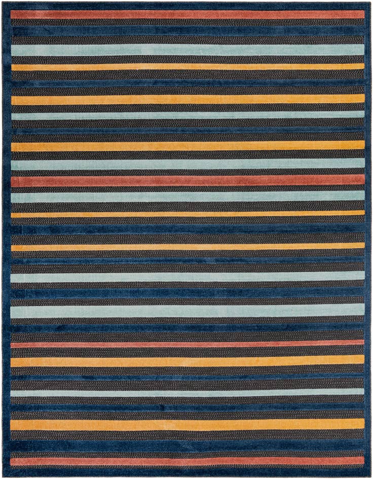 Detail image of 9' x 12' Easy-Clean Belize Indoor / Outdoor Rug