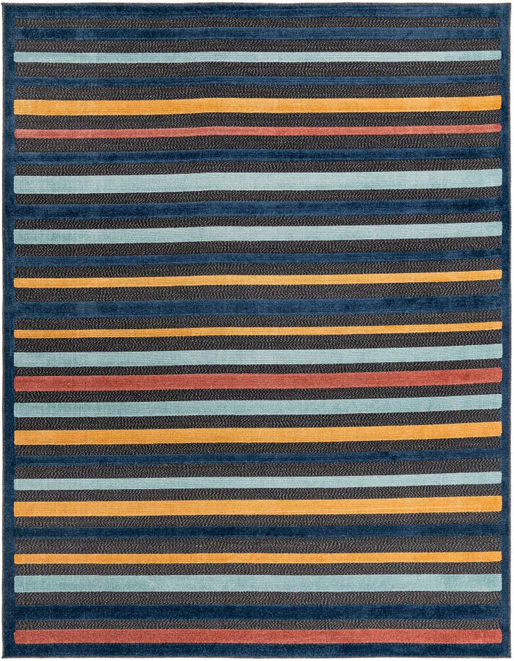 Detail image of 7' 10 x 10' Easy-Clean Belize Indoor / Outdoor Rug