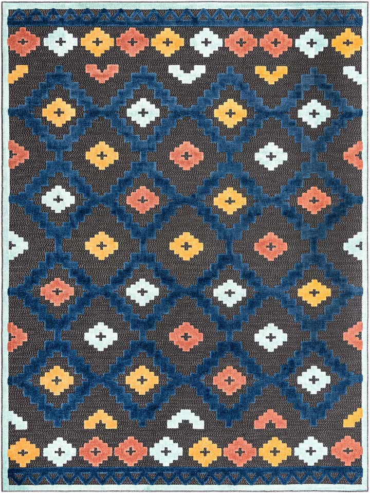 9' x 12' Easy-Clean Belize Indoor / Outdoor Rug