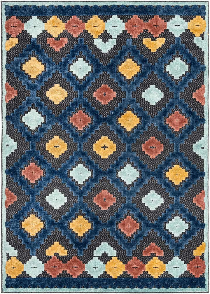 5' 3 x 8' Easy-Clean Belize Indoor / Outdoor Rug