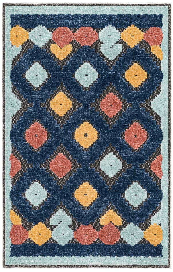 Detail image of 2' x 3' Easy-Clean Belize Indoor / Outdoor Rug