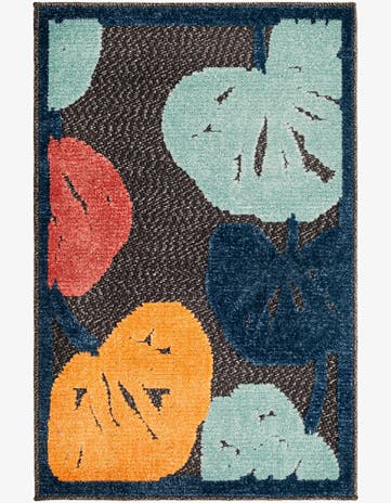 Charcoal Easy-Clean Belize Indoor / Outdoor Rug