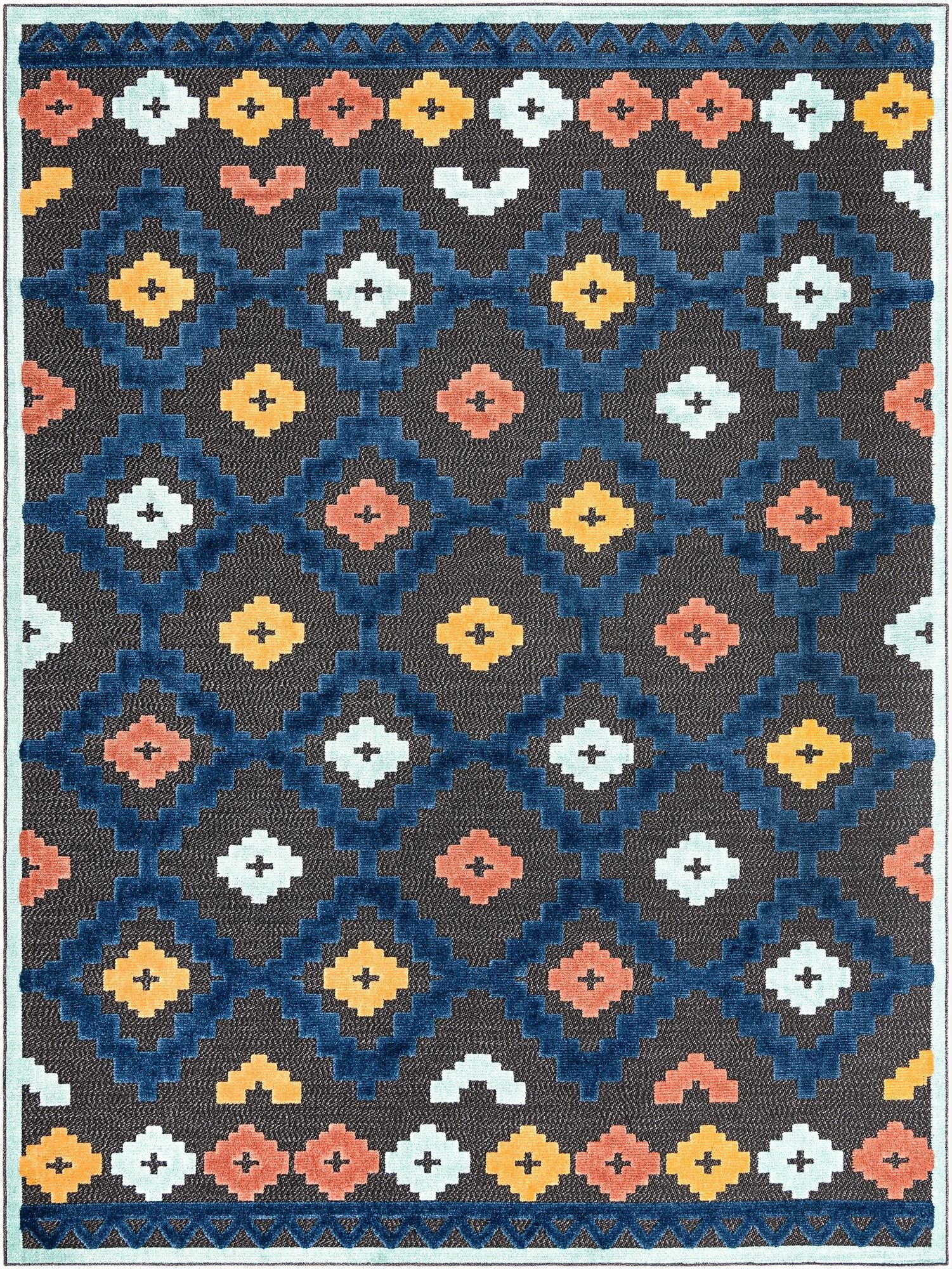 9' x 12'  Washable Belize Indoor / Outdoor Rug