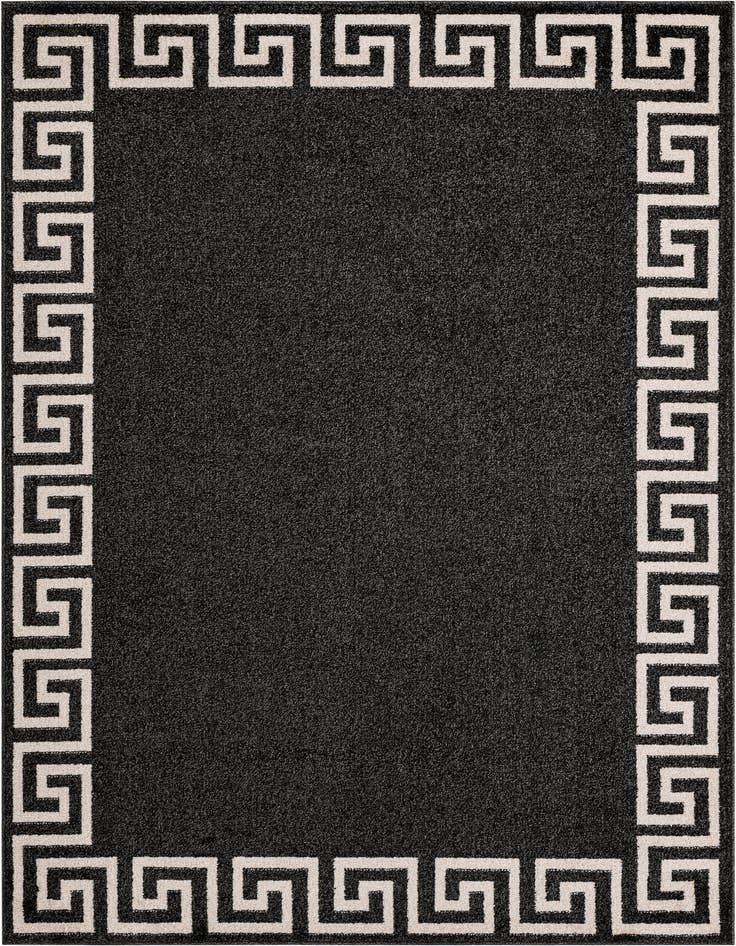 Detail image of 5' 3 x 8' Greek Key Rug