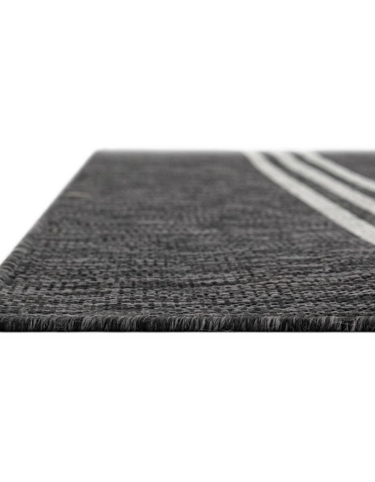 Detail image of Custom Charcoal Easy-Clean Jill Zarin Indoor / Outdoor Rug