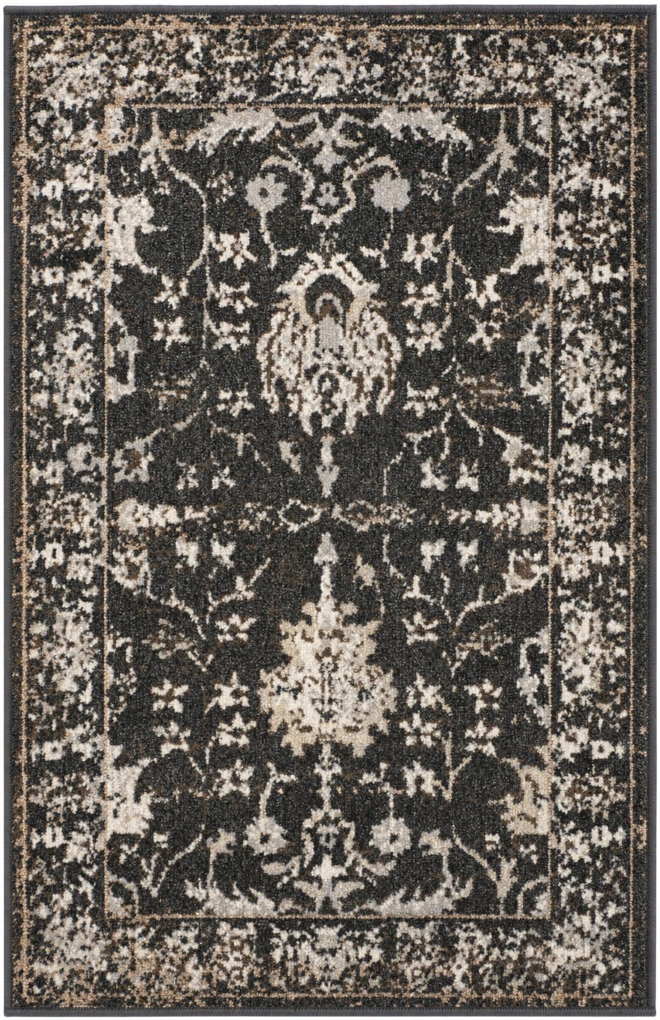 Charcoal Kamala Washable Rug