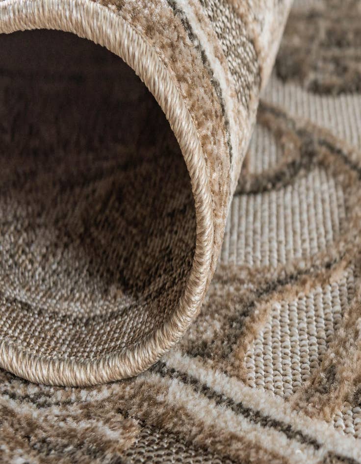 Detail image of 8' x 10'  Washable Botanical Indoor / Outdoor Rug