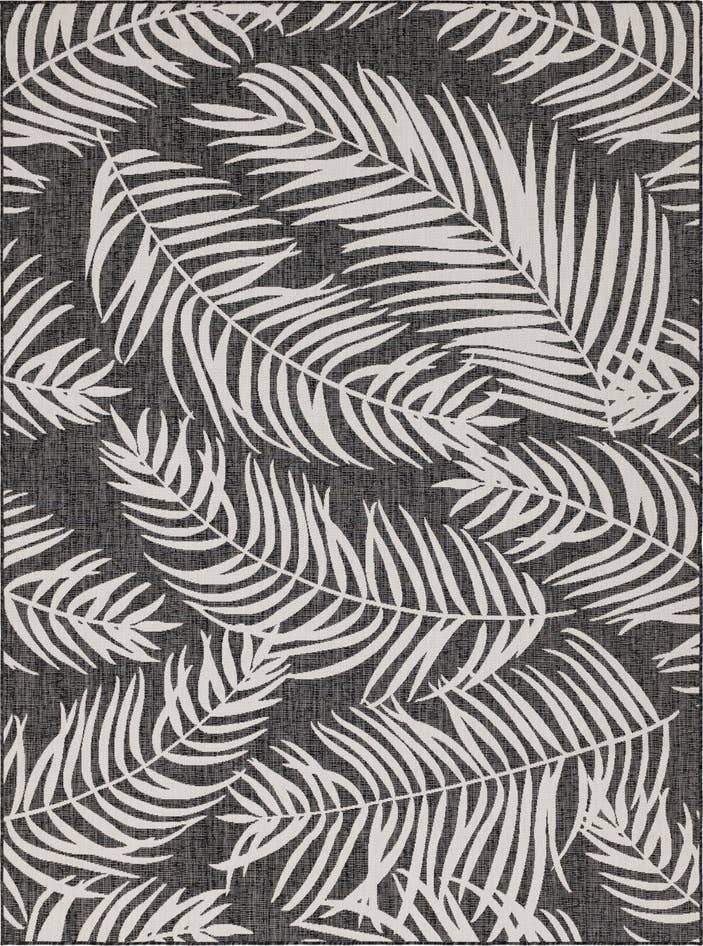 Detail image of 9' x 12' Easy-Clean Botanical Indoor / Outdoor Rug