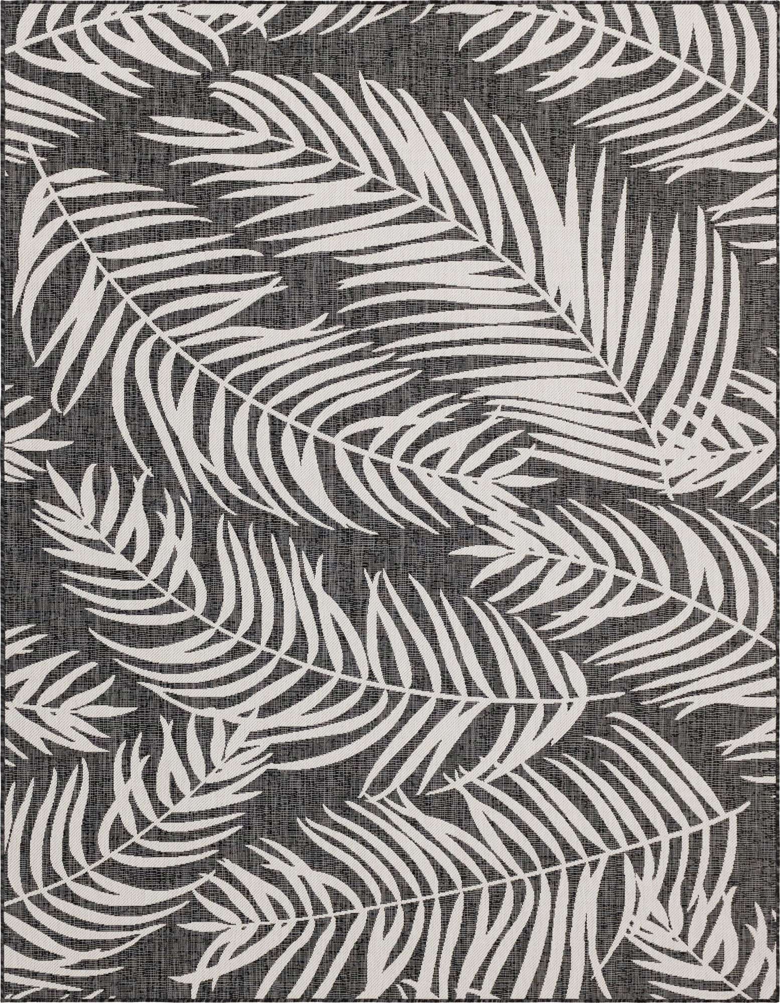 7' 10 x 11' Easy-Clean Botanical Indoor / Outdoor Rug