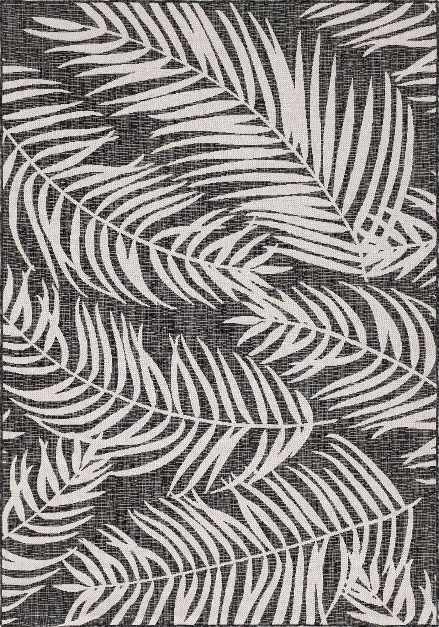 7' x 10' Easy-Clean Botanical Indoor / Outdoor Rug