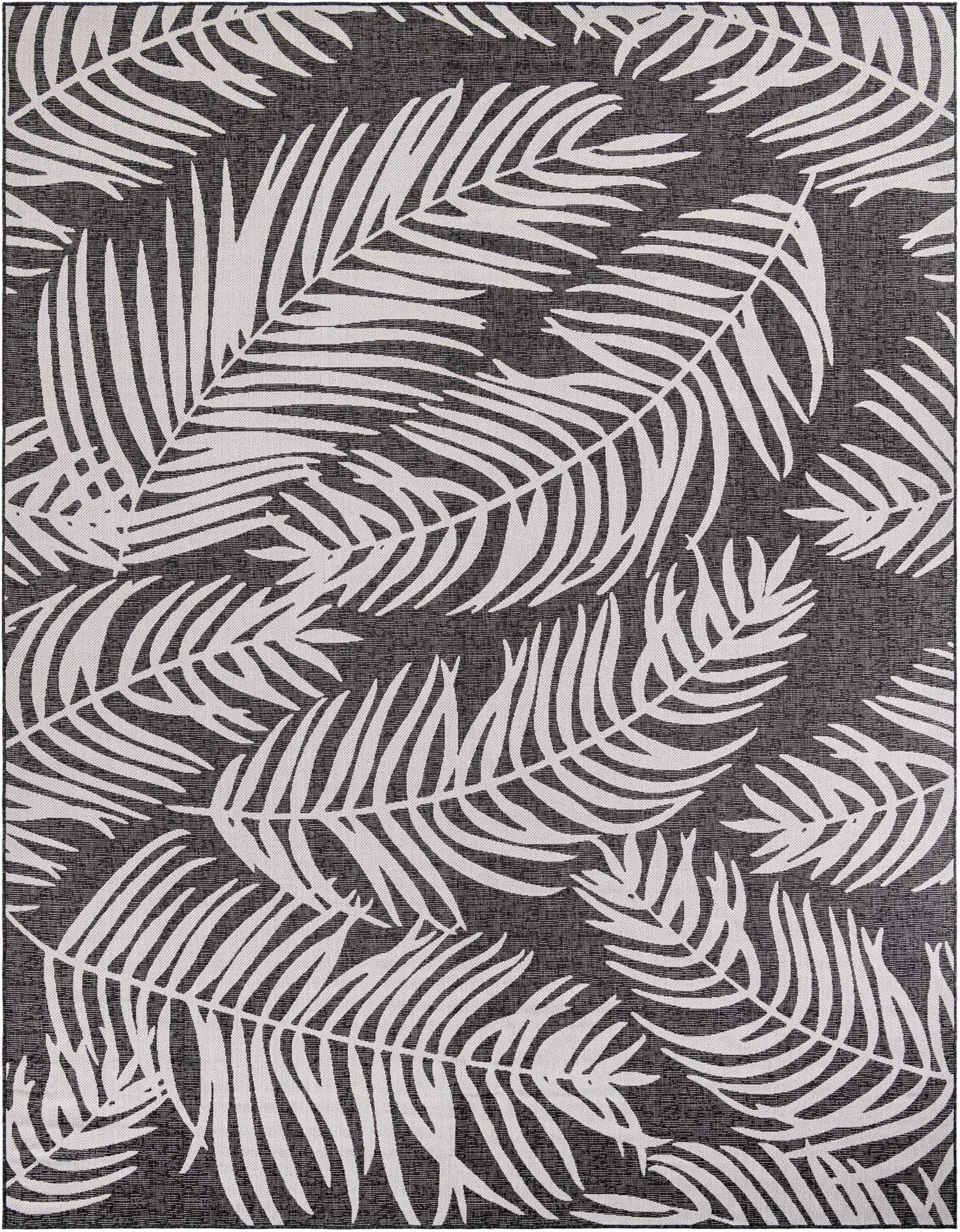 10' x 13' Easy-Clean Botanical Indoor / Outdoor Rug