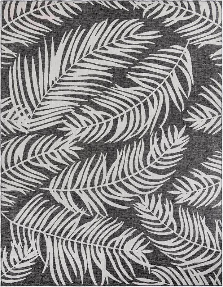 10' x 13' Easy-Clean Botanical Indoor / Outdoor Rug