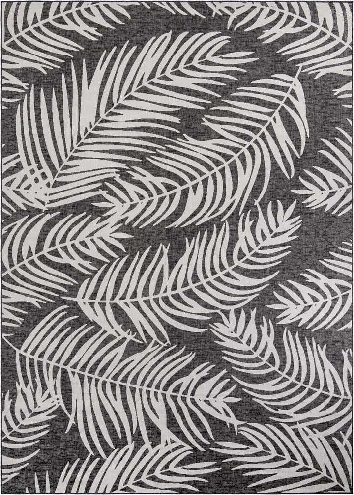 10' x 14' Easy-Clean Botanical Indoor / Outdoor Rug