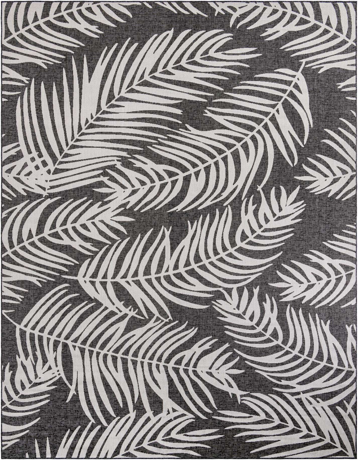 10' x 14' Easy-Clean Botanical Indoor / Outdoor Rug