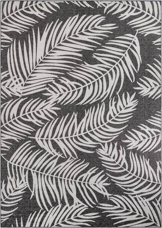 Detail image of 10' x 14' Easy-Clean Botanical Indoor / Outdoor Rug