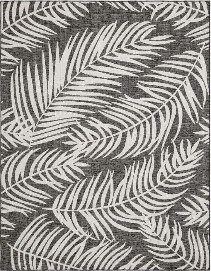 7' 10 x 10' Easy-Clean Botanical Indoor / Outdoor Rug