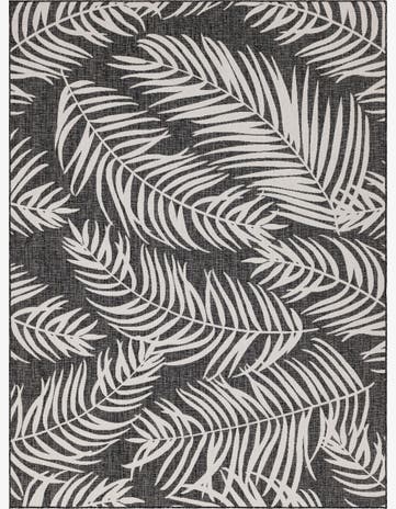 9' x 12' Easy-Clean Botanical Indoor / Outdoor Rug