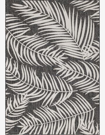 7' x 10' Easy-Clean Botanical Indoor / Outdoor Rug