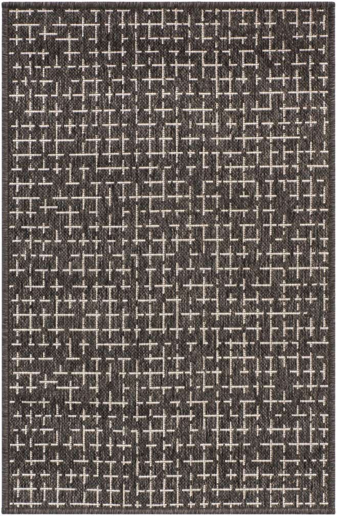 2' x 3' Easy-Clean Checkered Indoor / Outdoor Rug