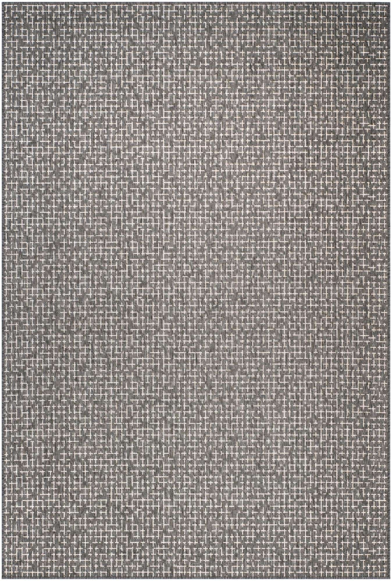 6' x 9' Easy-Clean Checkered Indoor / Outdoor Rug