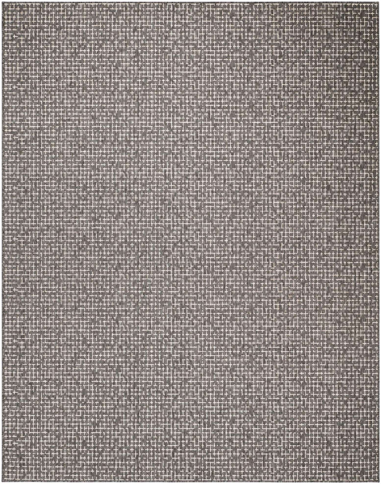 7' 10 x 10' Easy-Clean Checkered Indoor / Outdoor Rug