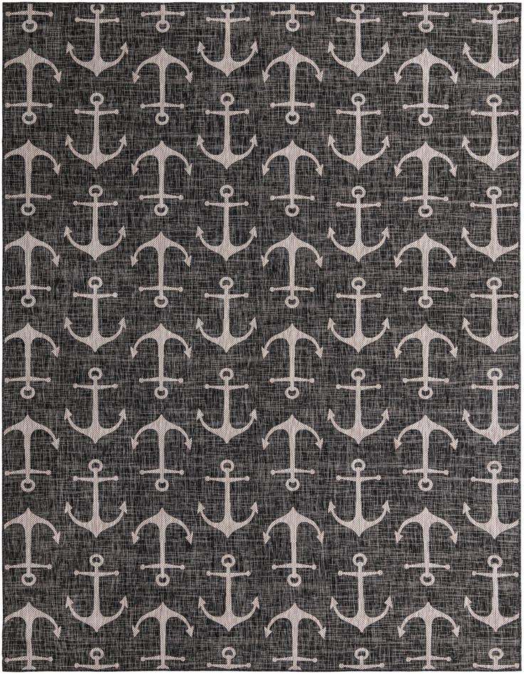 Detail image of 10' x 14' Easy-Clean Coastal Indoor / Outdoor Rug