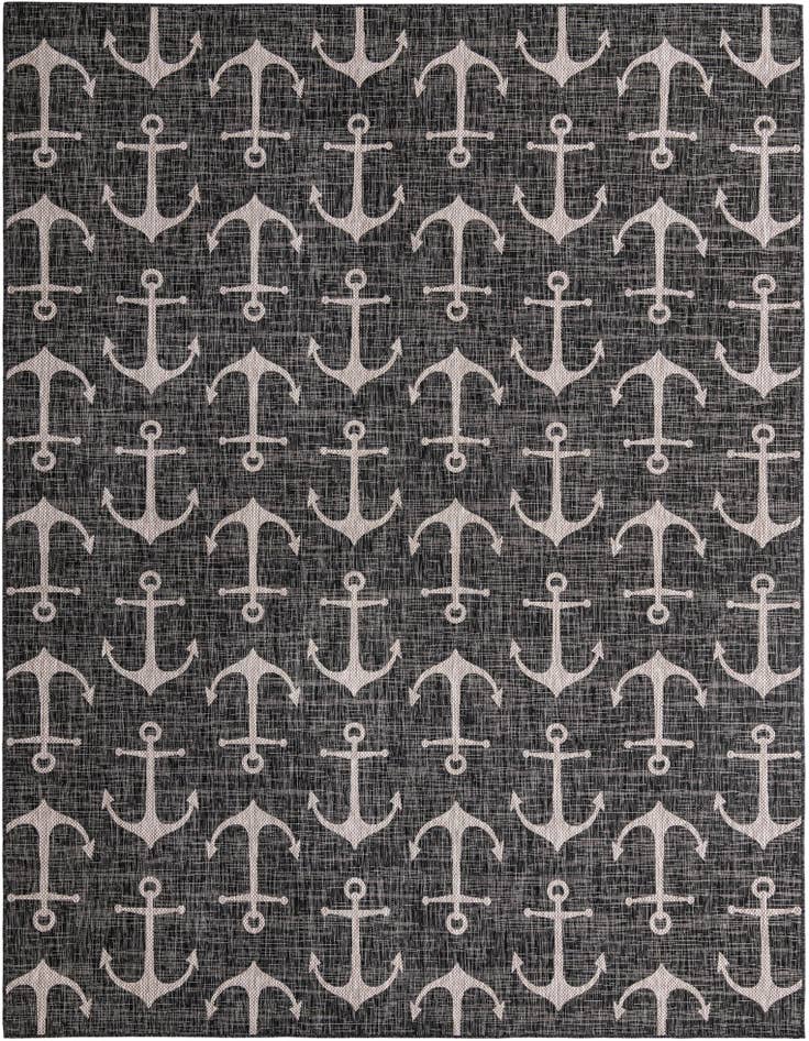 Detail image of 10' x 13' Easy-Clean Coastal Indoor / Outdoor Rug
