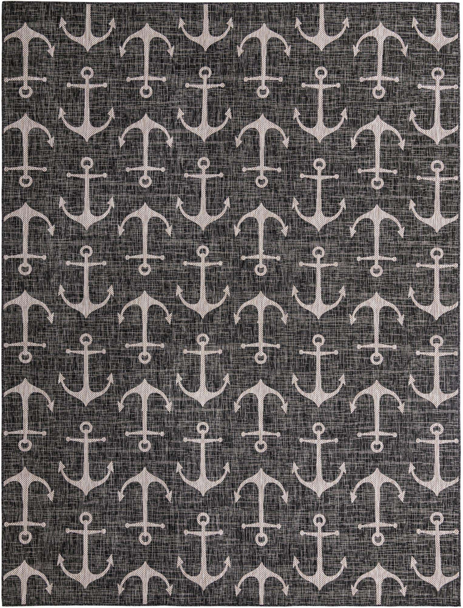 10' x 13' Easy-Clean Coastal Indoor / Outdoor Rug