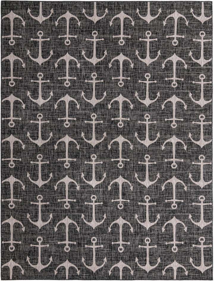 10' x 13' Easy-Clean Coastal Indoor / Outdoor Rug